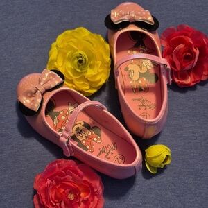 Pink Minnie Mouse Bow Mary Jane Shoes for Kids